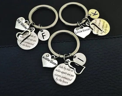 Sister Gift Ideas, Keychain Birthday Gift for Sisters