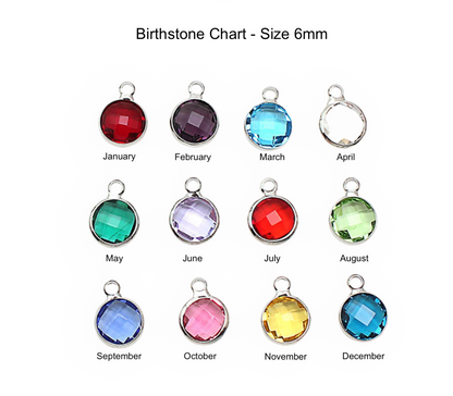 Birthstone charm