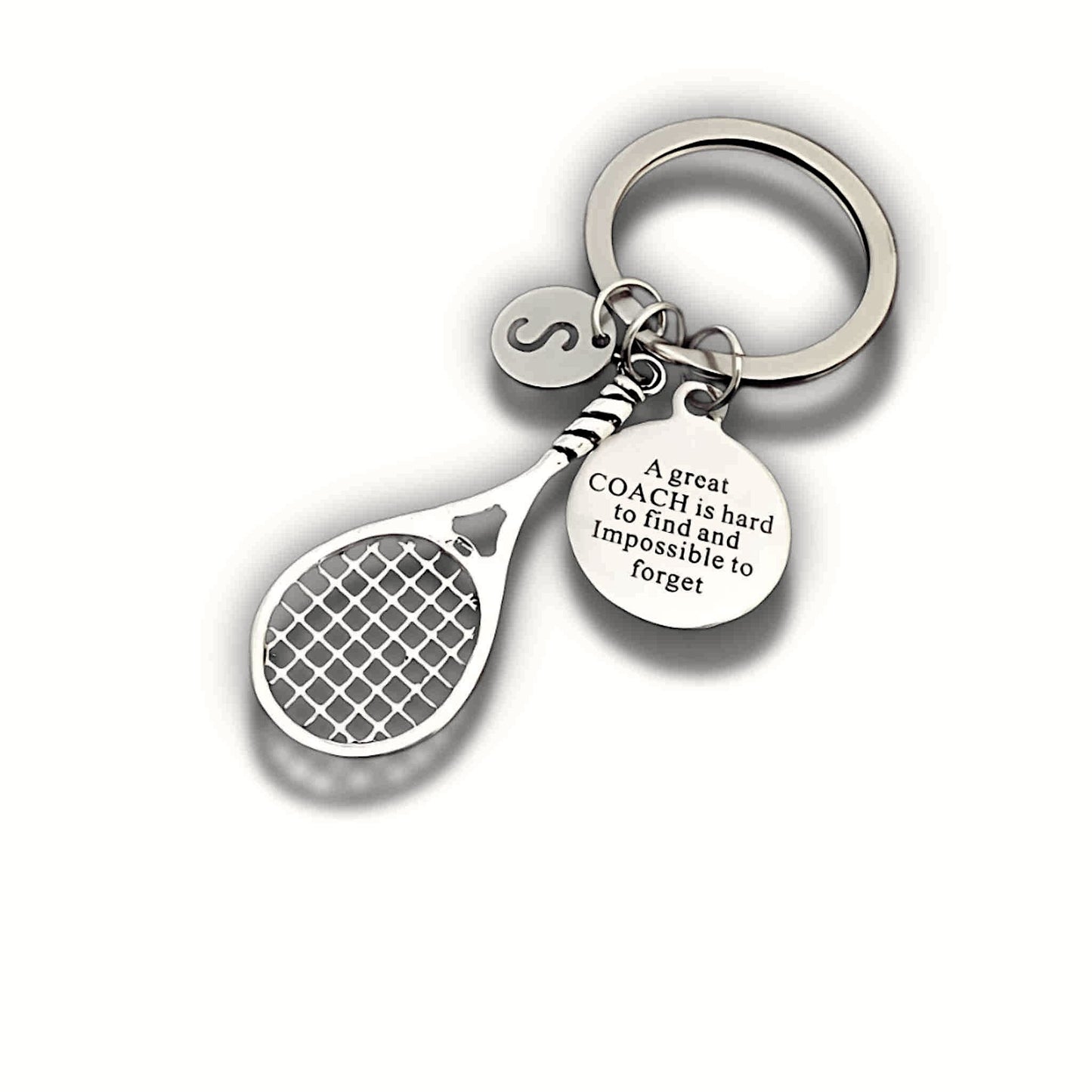 Tennis gift for Coach - Tennis Keychain