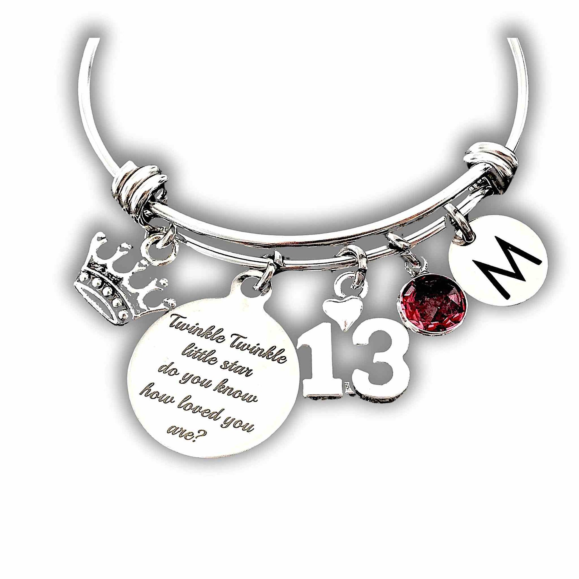 TwinkleTwinkle13thBirthdaygiftbracelet