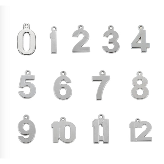 Number Digit Charm. Add-on to Personalize Your Gifts