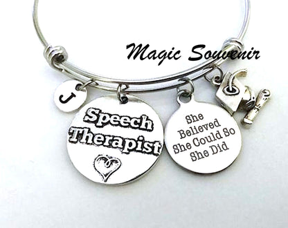 Speech Therapist Gift, SLP Graduation, SLP Everyone deserves a voice, Speech Therapy Pathologist Keychain, Gifts for Speech Pathologist