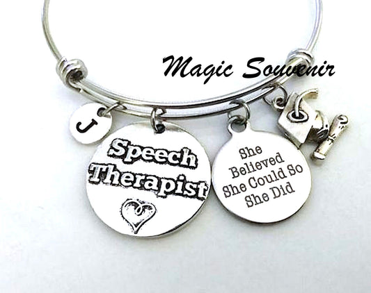 Speech Therapist Gift, SLP Graduation, SLP Everyone deserves a voice, Speech Therapy Pathologist Keychain, Gifts for Speech Pathologist