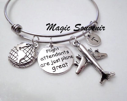 Gift for Flight attendant, Pilot gifts, Air Stewardess, Cabin Crew, Air Hostess, Aviator jewelry, Flight attendant are just plane great