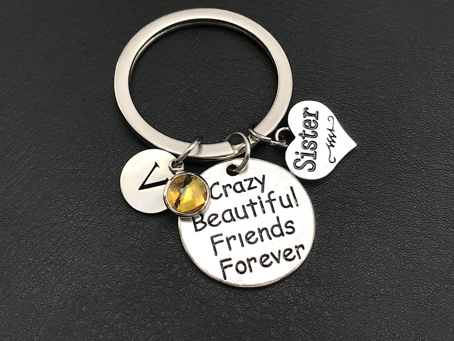 Crazy Beautiful Friends Forever, Sister Birthday Gift, Birthday gift for Sister, Sister Jewelry, Sister gift ideas, Gift for Sister Friend